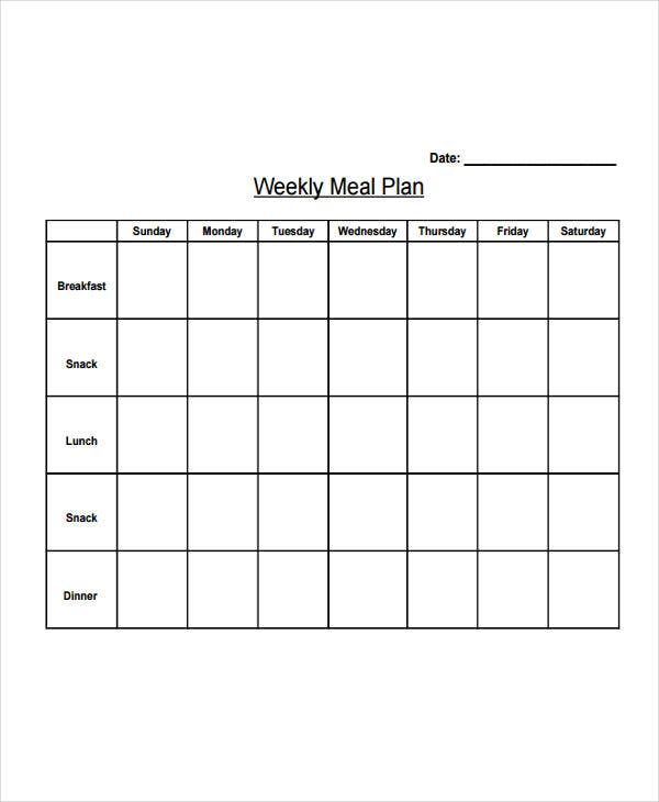 10 Diet Plan Templates Free Sample Example Format 