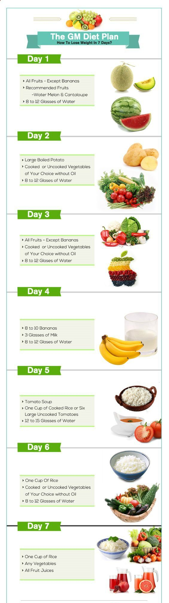 GM Diet Chart Find The GM Diet Plan PDF Printable Version 