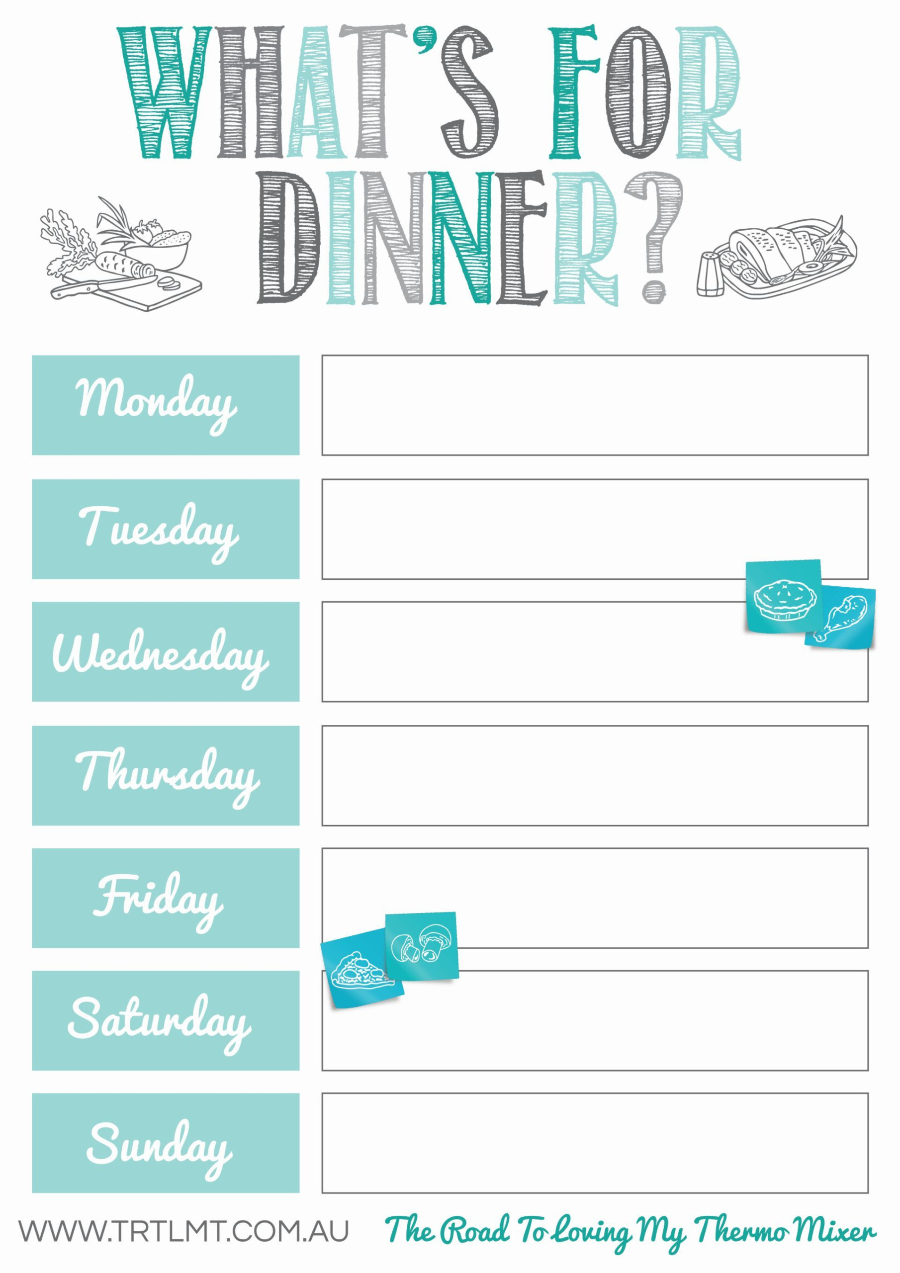Thermomix Free Printables What s For Dinner Weekly 