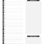 25 Meal Prep Ideas Weekly Meal Plan Template Meal