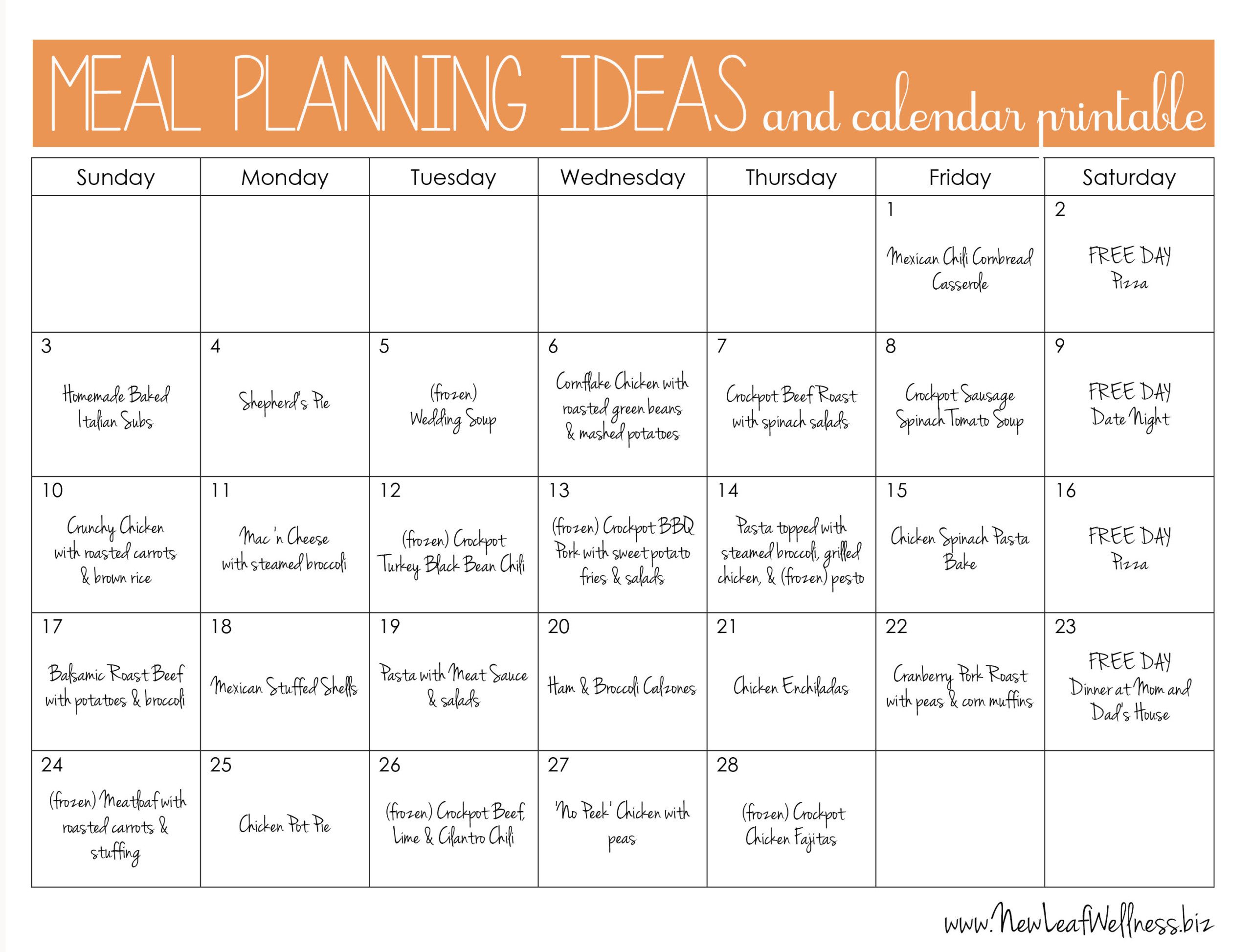 7 Best Printable Diet Plans Printablee