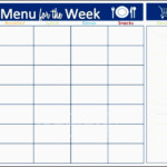 7 Printable Weekly Meal Planner SampleTemplatess