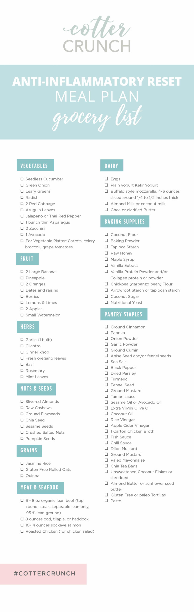 Printable Anti Inflammatory Diet Meal Plan Pdf PrintableDietPlan Printable Anti Inflammatory Diet Meal Plan Pdf PrintableDietPlan