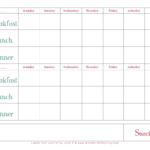 Biweekly Calendar Printable Monday Through Sunday