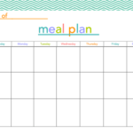 FREE Meal Plan Printable All Things Mamma