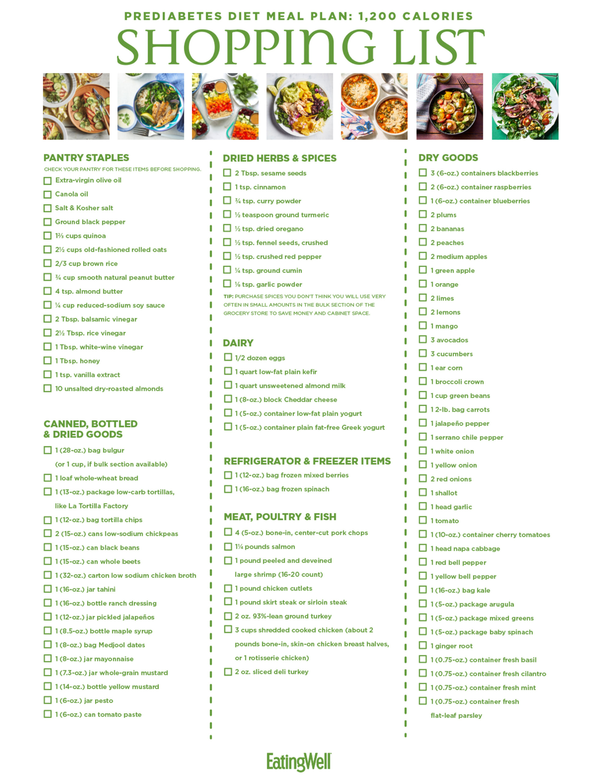 Meal Plans For Diabetes EatingWell