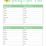 Monthly Meal Plan Printable 01