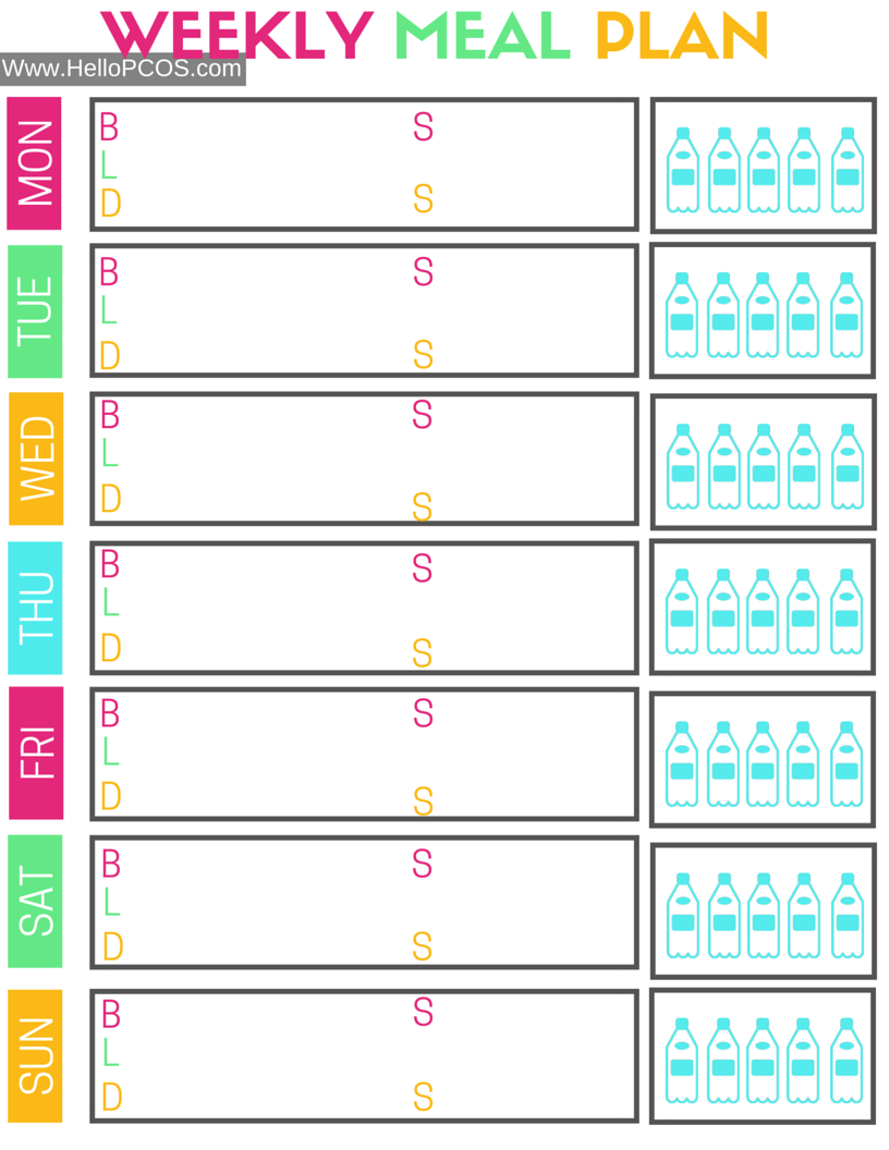 PCOS Diet And Nutrition Pcos Diet Pcos Diet Chart Meal