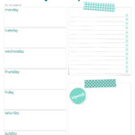Printable Weekly Meal Plan Template Business PSD Excel