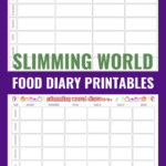 Slimming World Food Diary Printable Meal Planner Free