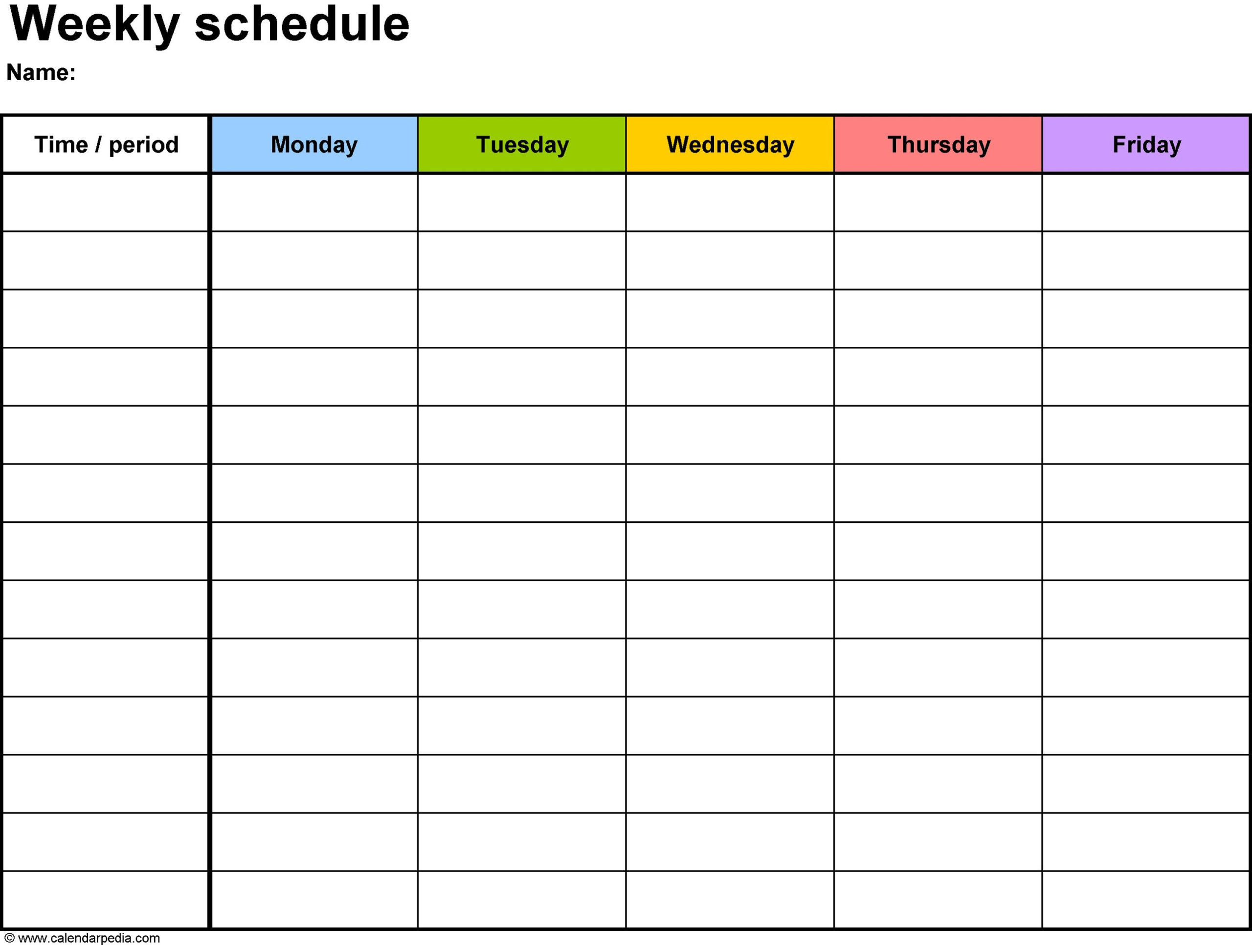 Unique Printable Diet Calendar Daily Schedule Template 