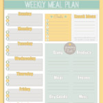 Use This Free Printable Weekly Meal Planner To Organize