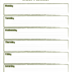 Weekly Meal Planner 10 Free PDF PSD Documents Download