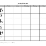 12 Best Images Of Meal Plan Worksheet PDF Meal Planning