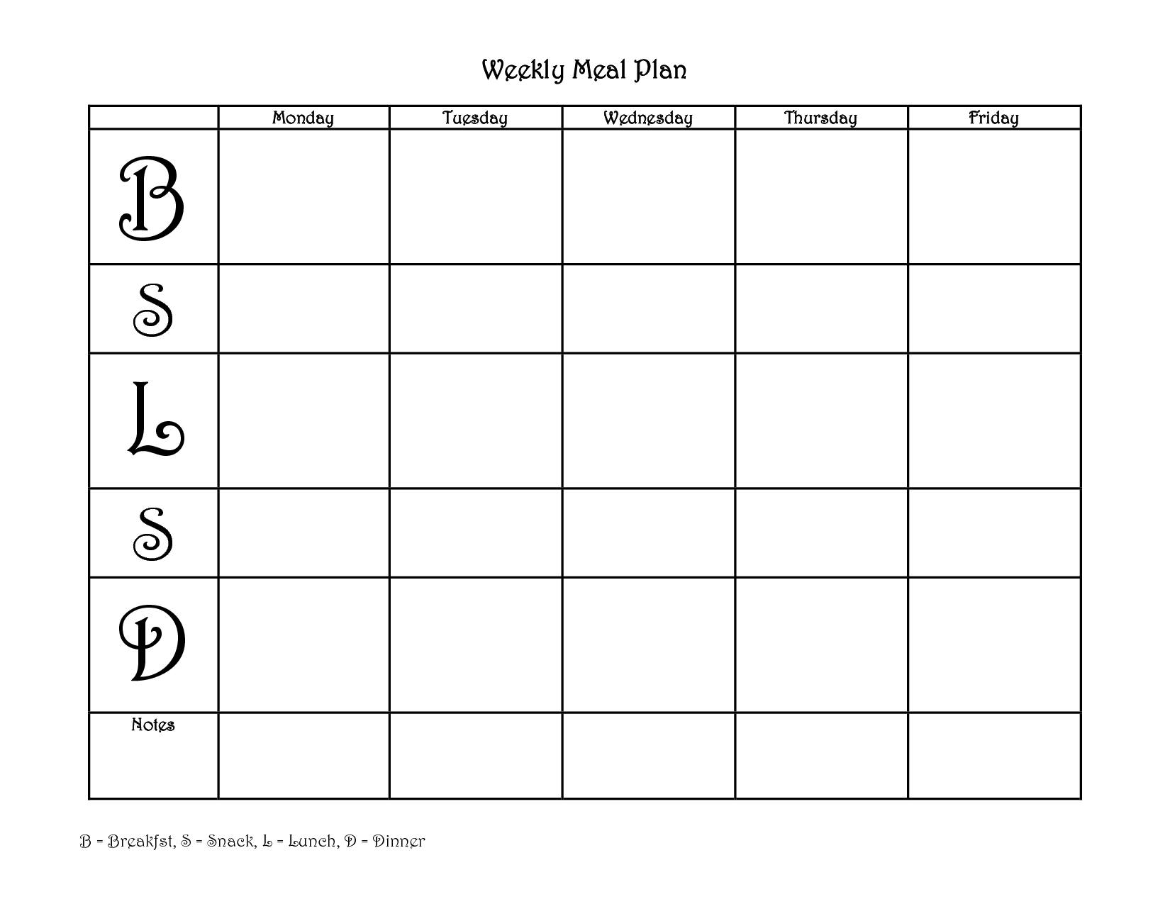 12 Best Images Of Meal Plan Worksheet PDF Meal Planning 