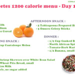 Diabetic Meal Plans 7 Day Diabetes 1200 Calorie Menu