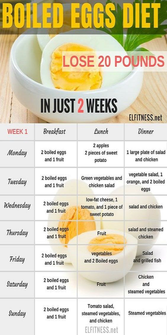 Egg Diet 2 Week Diet Plan