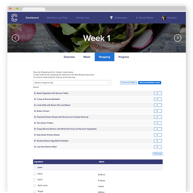 F45 Week 1 Meal Plan Pdf