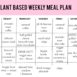 Plant Based Diet Meal Plan