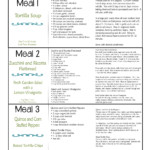 Vegetarian meal plan page 1 Homemade For Elle