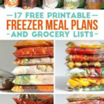 17 Free Printable Freezer Meal Plans And Grocery Lists