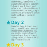 3 Day Military Diet Plan Infographic