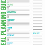 40 Whole30 Meal Plan Template In 2020 Meal Prep Planner