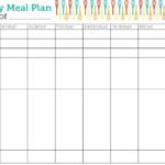 Design Lass Family Meal Plan Printable