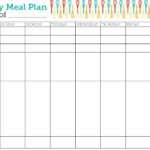 Design Lass Family Meal Plan Printable