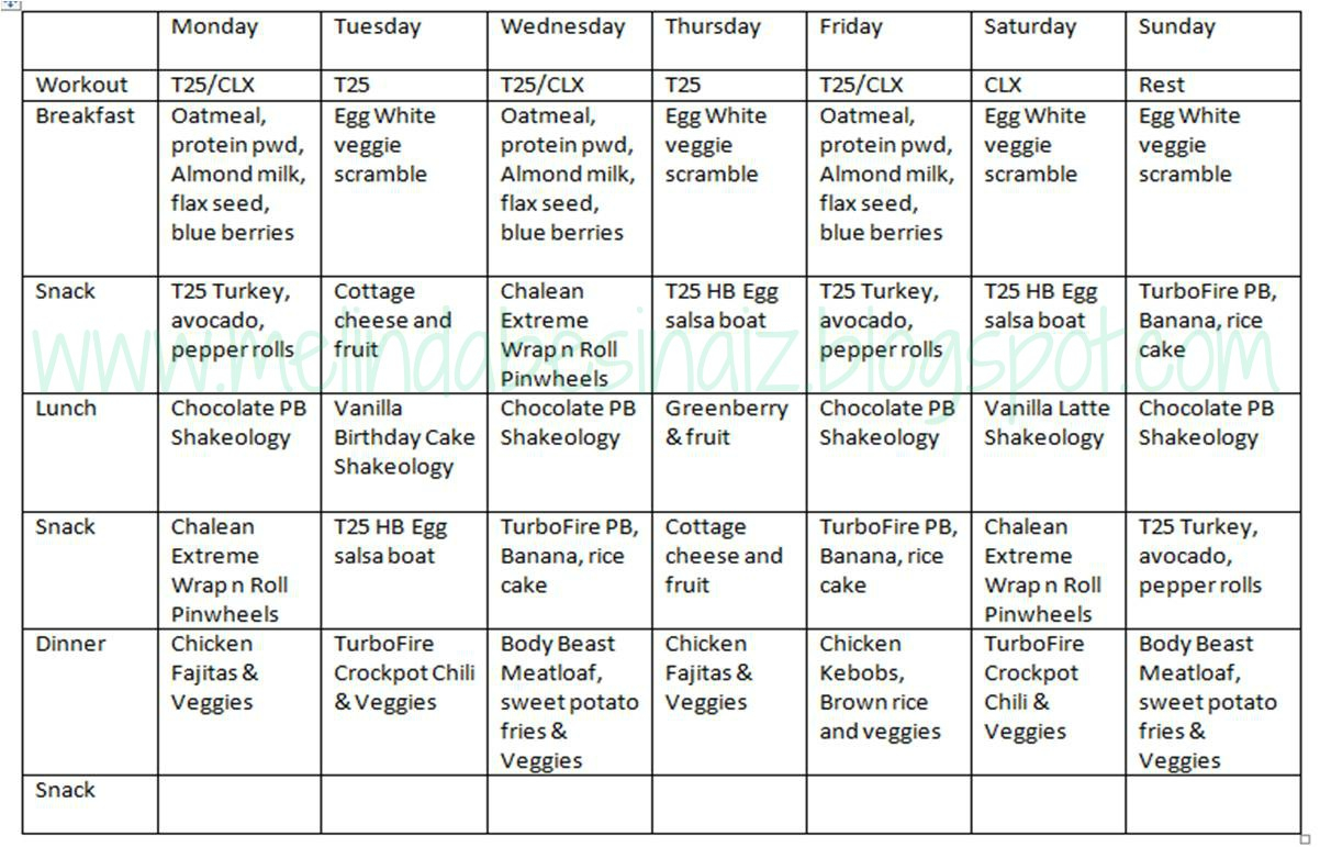 Diet Meals 17 Day Diet Meal Plan Cycle 1