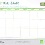 Family Meal Planner Template PDF Format E database