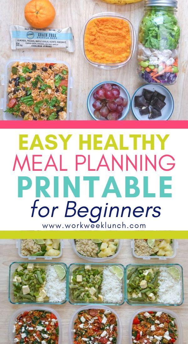 FREE Meal Planning Printable For Beginners Download The 