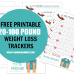 Free Printable 20 100 Pound Weight Loss Trackers Meal