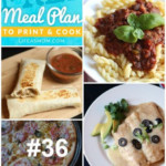 FREE Printable Meal Plans Grocery Lists Meal Plan