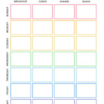 Free Printable Weekly Meal Plan Baking You Happier