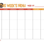 Free Printable Weekly Meal Planner Not Quite Susie