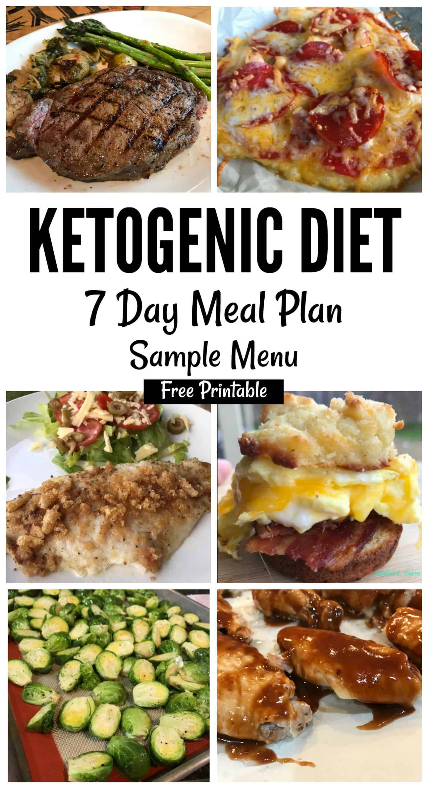 Keto Sample Menu 7 Day Plan ISaveA2Z