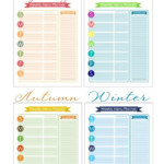 Seasonal Menu Planning Kit Organizing Homelife Menu