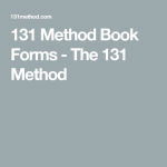 131 Method Book Forms The 131 Method Meal Planning