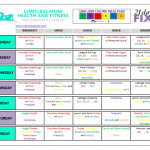 21 Day Fix 1800 Calorie Meal Plan Week 1 Check Out My