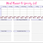 4 Free Printable Meal Planners Grocery Lists Save Time