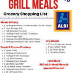 50 ALDI Meal Plan 8 Meals For Your Grill Queen Of Free
