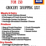 ALL NEW ALDI Meal Plan 7 Simple Meals For 50