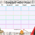 Best Camping Food For Kids And Printable Camping Meal Plan