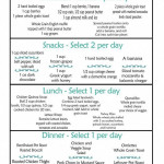 Clean Eating Menu Plan Week Fre Printable Weekly Meal