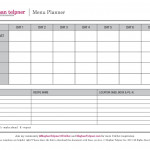 Daily Meal Planning Template Collection