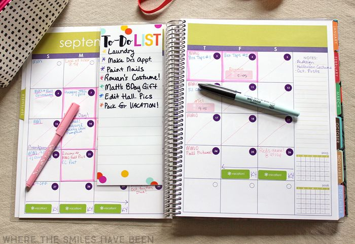 DIY Erin Condren Snap In Meal Planner To Do List FREE 