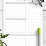 Download Printable Daily Meal Planner PDF In 2020 Meal