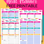 Free Editable Printable Meal Planner Template For Easy