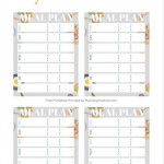 Free Meal Plan Printable Bullet Journal Stickers Meal